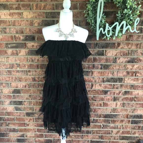kate young Dresses & Skirts - {KATE YOUNG} NWT Black Strapless Mini Dress